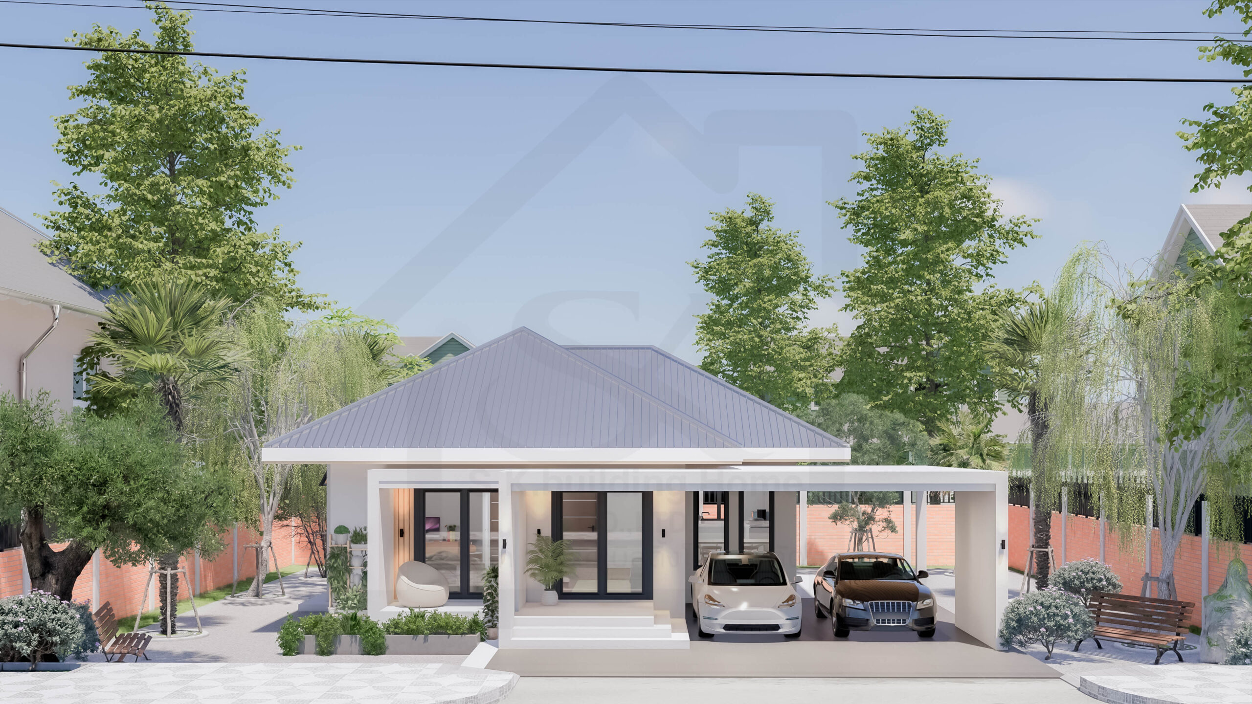 SK-002 บ้านสไตล์ Contemporary - Image 2