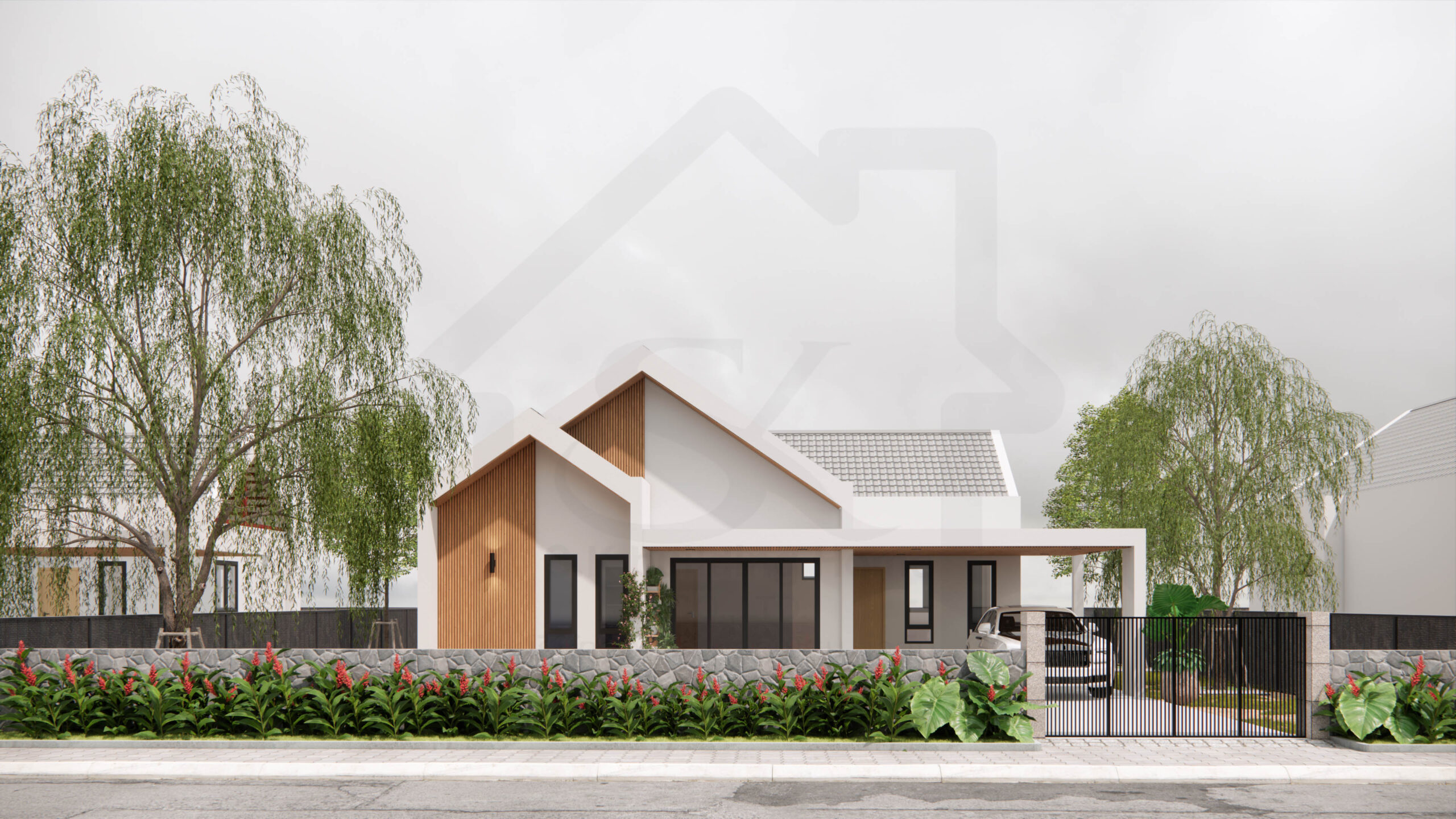 SK-004 บ้านสไตล์ Minimal Nordic - Image 2
